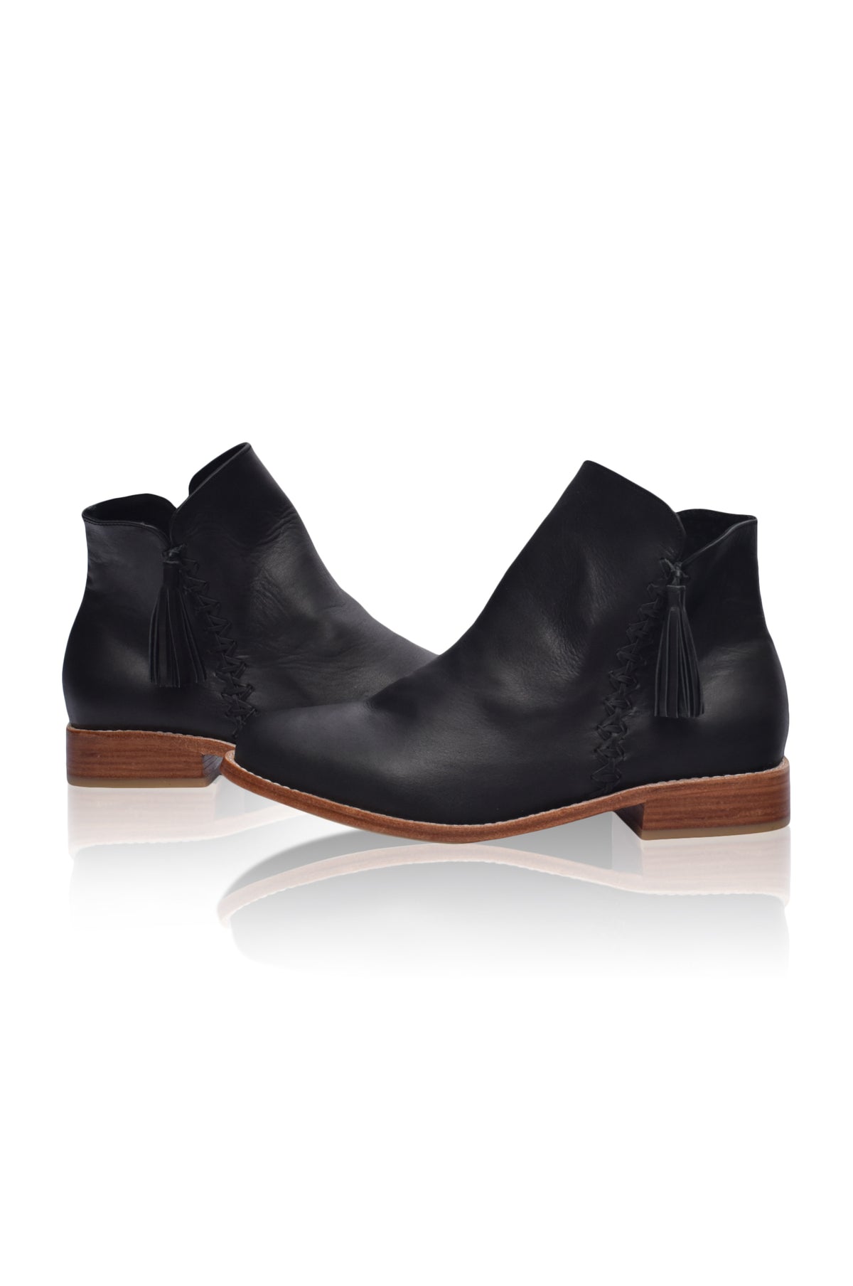 Treasure Leather Ankle Boots (Sz. 8.5)