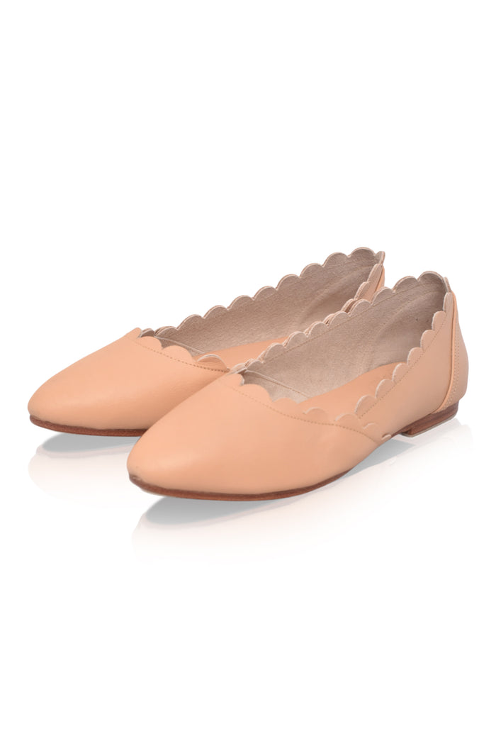 Valentina Leather Ballet Flats (*Sz. 8.5)