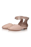Venus Leather Flats (Sz. 4)