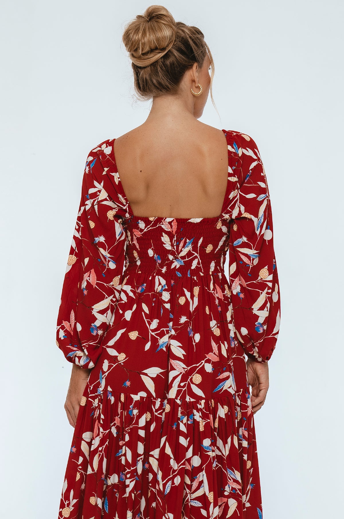 Verona Long Sleeve Midi Dress