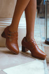 Vienna Low Ankle Leather Booties