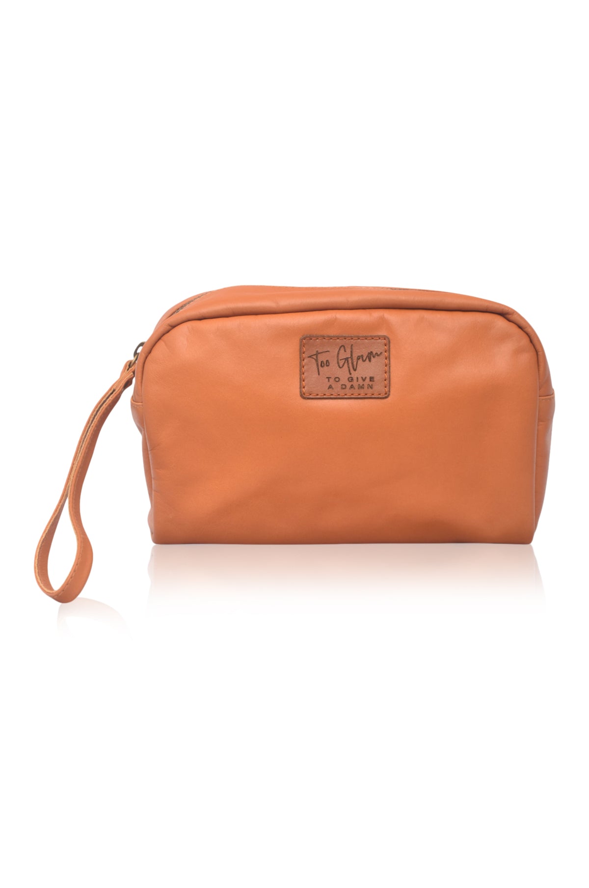 Wander Personalized Leather Cosmetic Bag