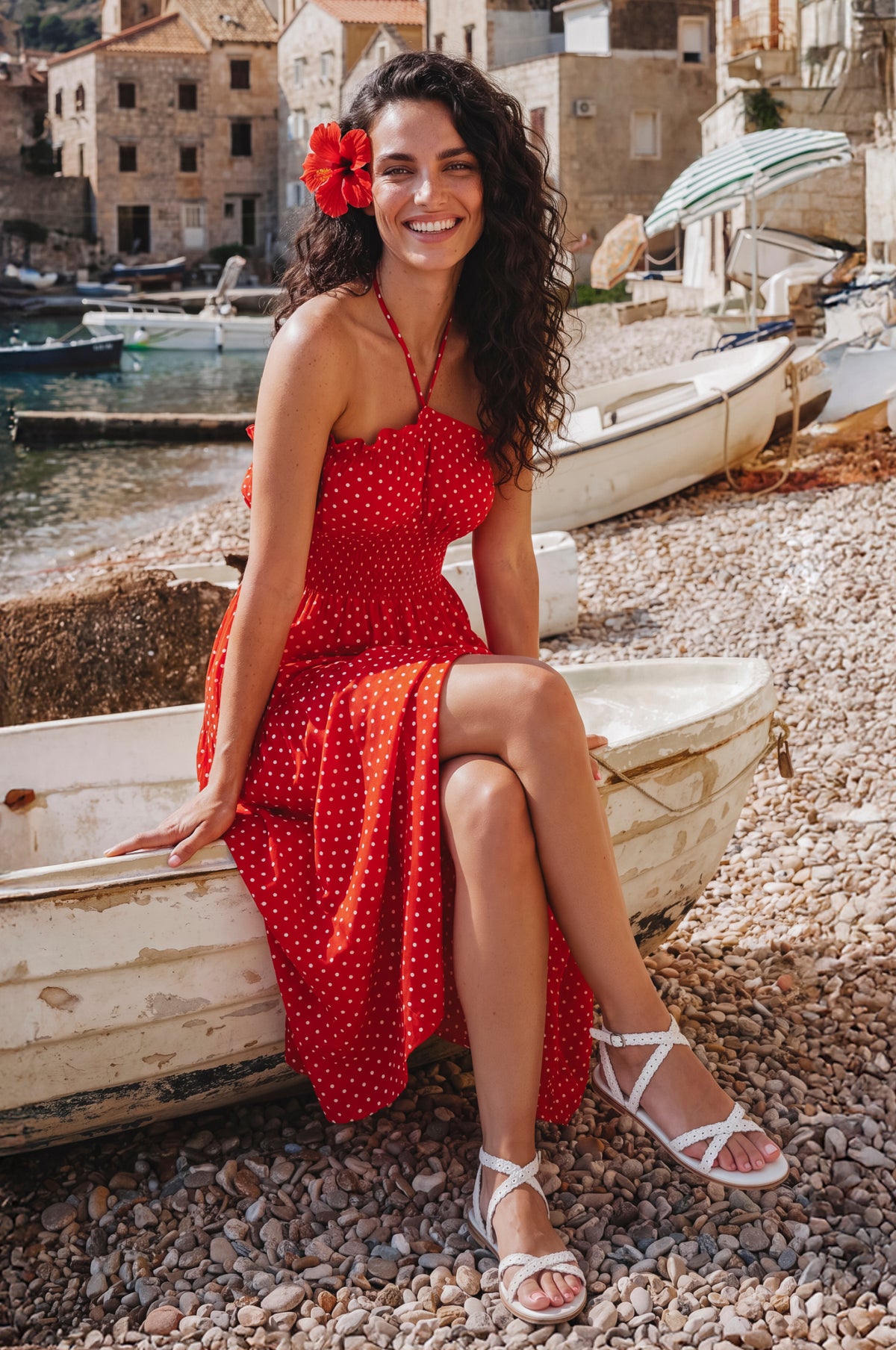 Playa Strappy Leather Sandals