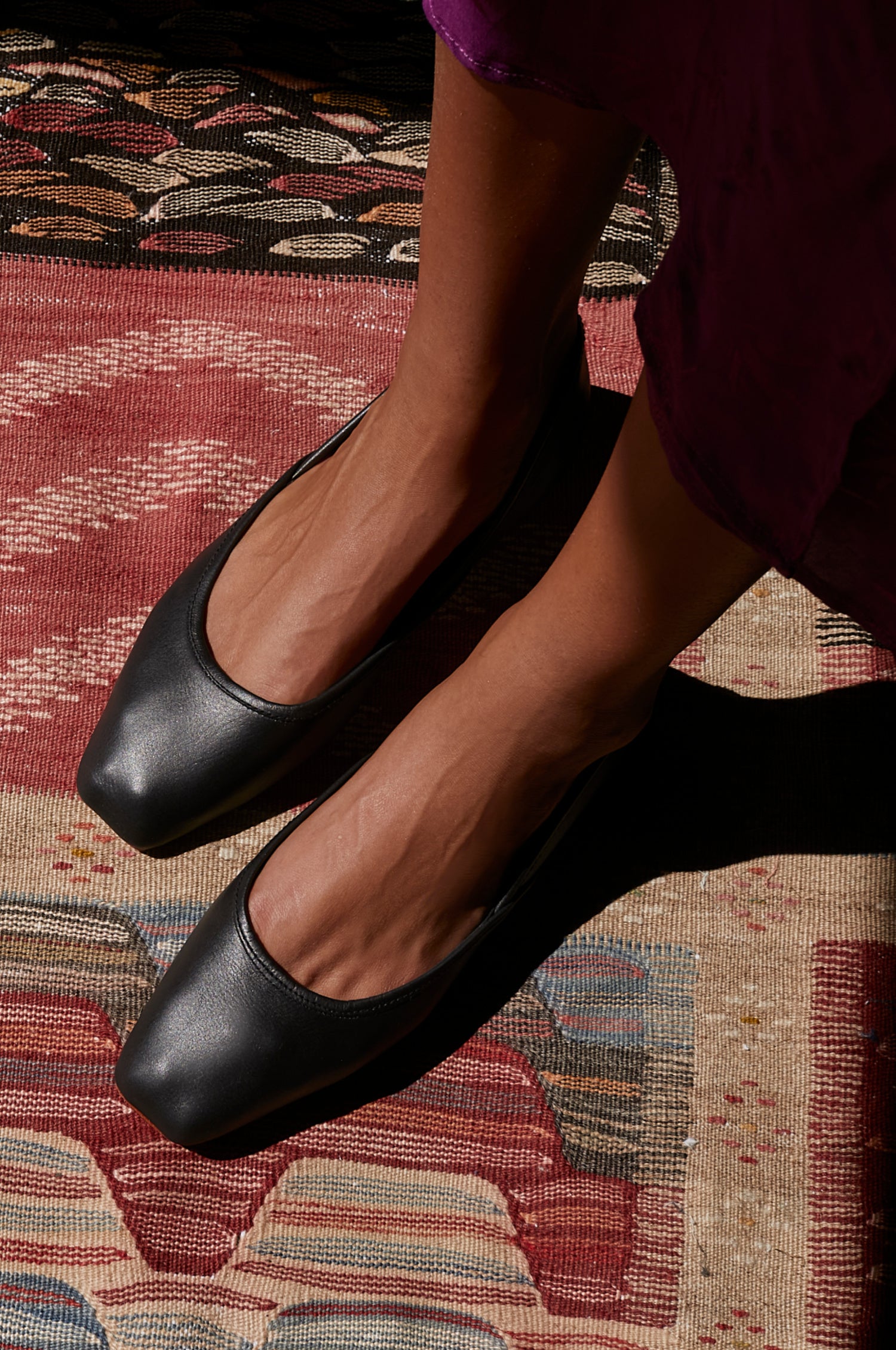Black and brown flats deals