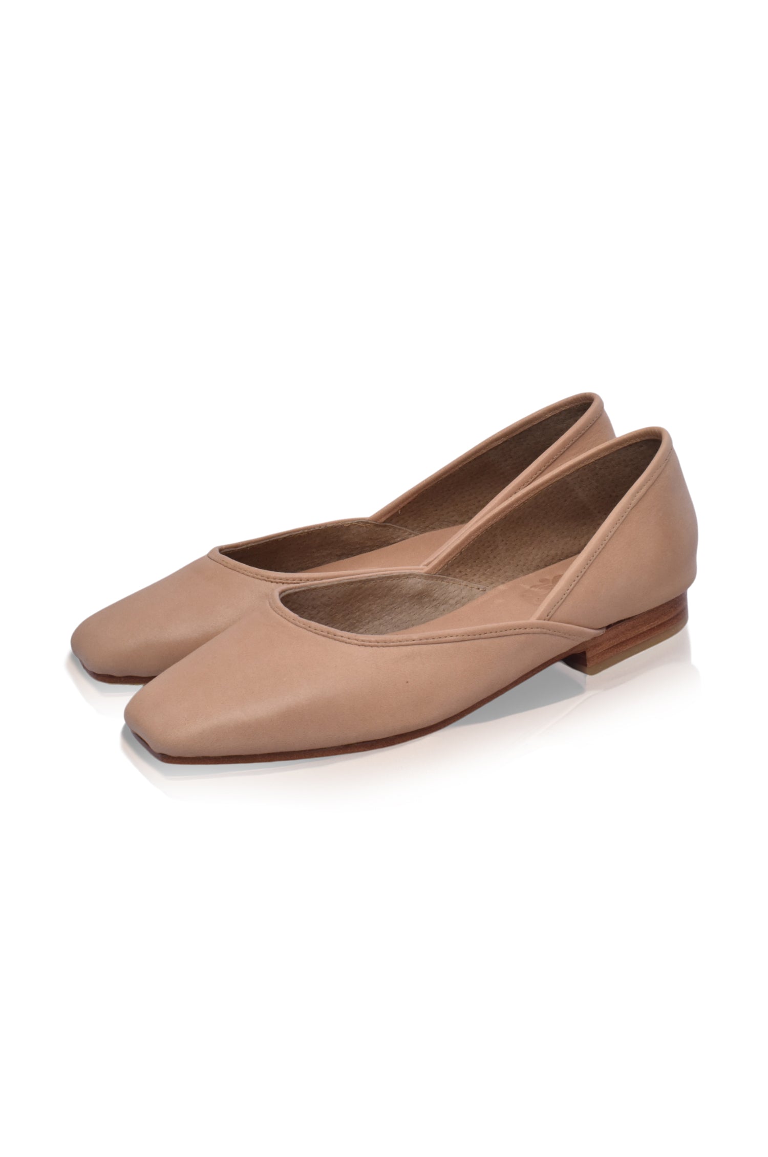 AMORE. Square Toe Ballet Flats – ELF
