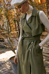 Arden Belted Vest Trench