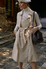 Arden Belted Vest Trench