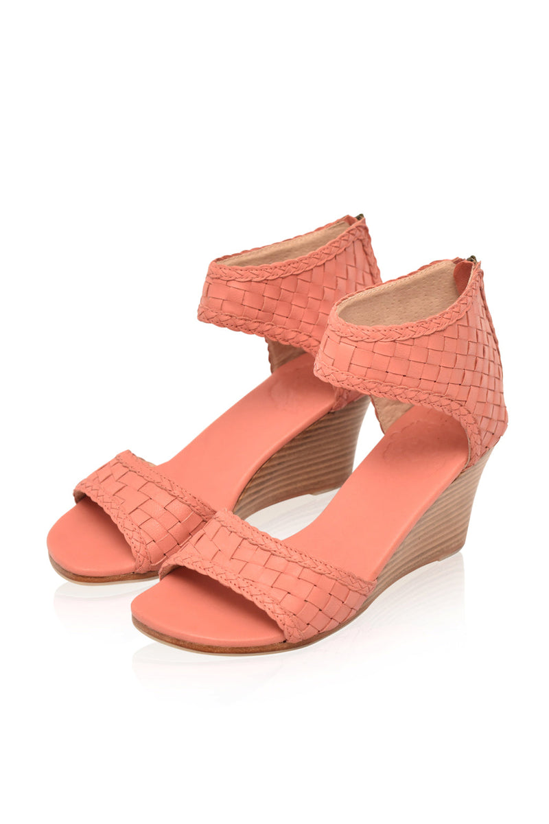 Athena Leather Wedges (Sz. 6.5 - 10)