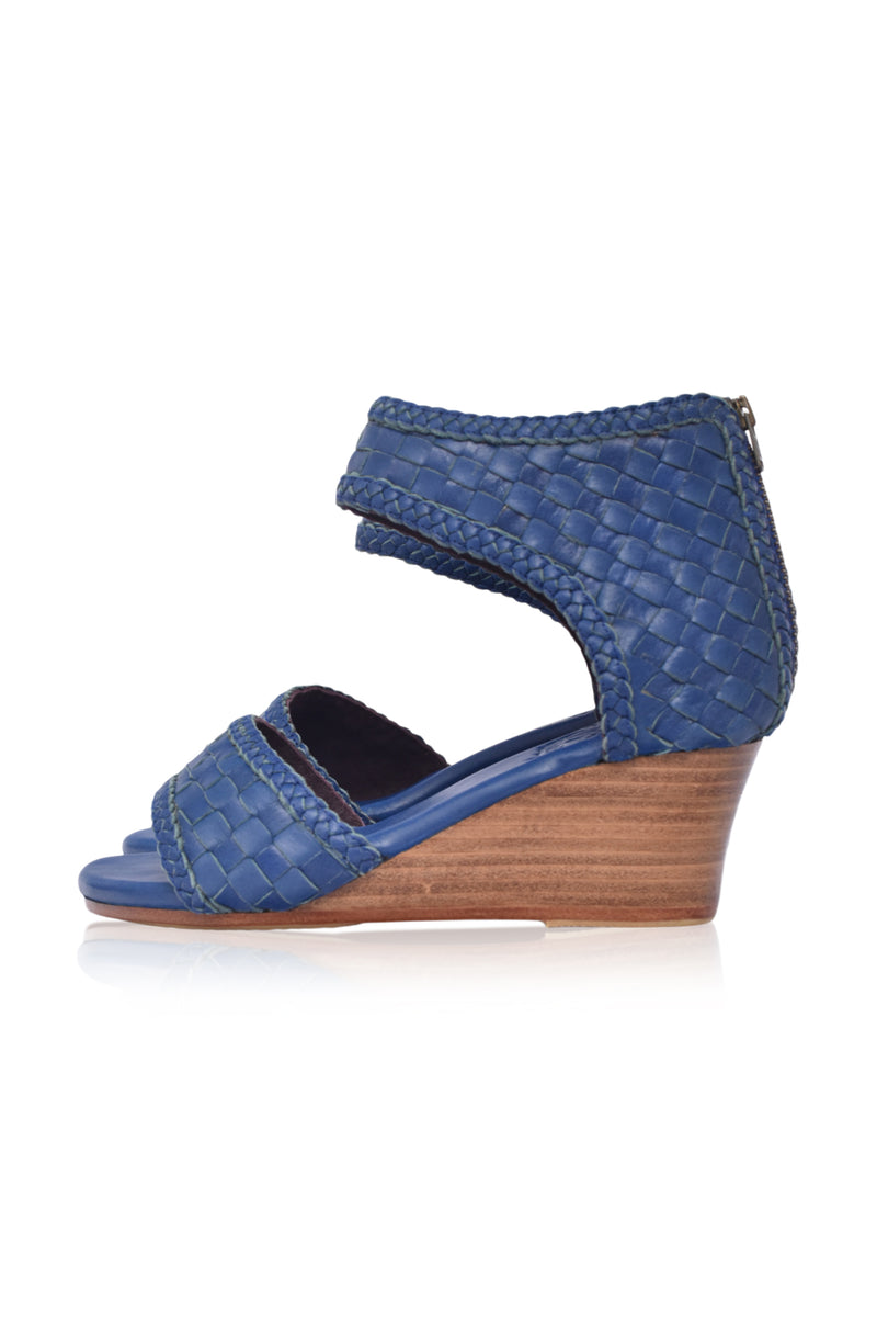 Athena Leather Wedges (Sz.  9.5 & 10)