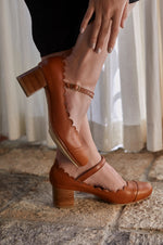 Bonita Mary Jane Leather Heels