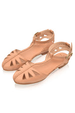 Bounty T-strap Leather Sandals