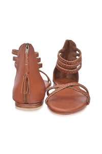 Calypso Braided Leather Sandals