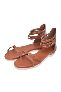 Calypso Braided Leather Sandals