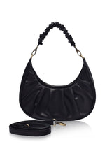 Camille Ruched Leather Bag