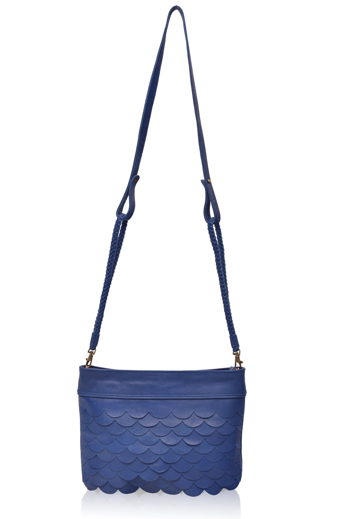 Leather Wallet/Clutch - Cascade Crossbody Clutch