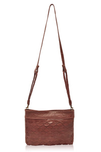 Leather Wallet/Clutch - Cascade Crossbody Clutch