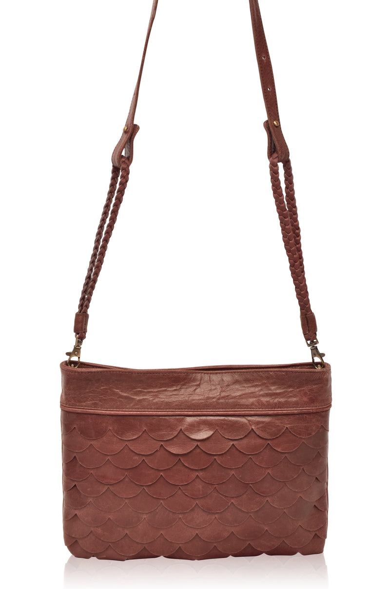 Leather Wallet/Clutch - Cascade Crossbody Clutch