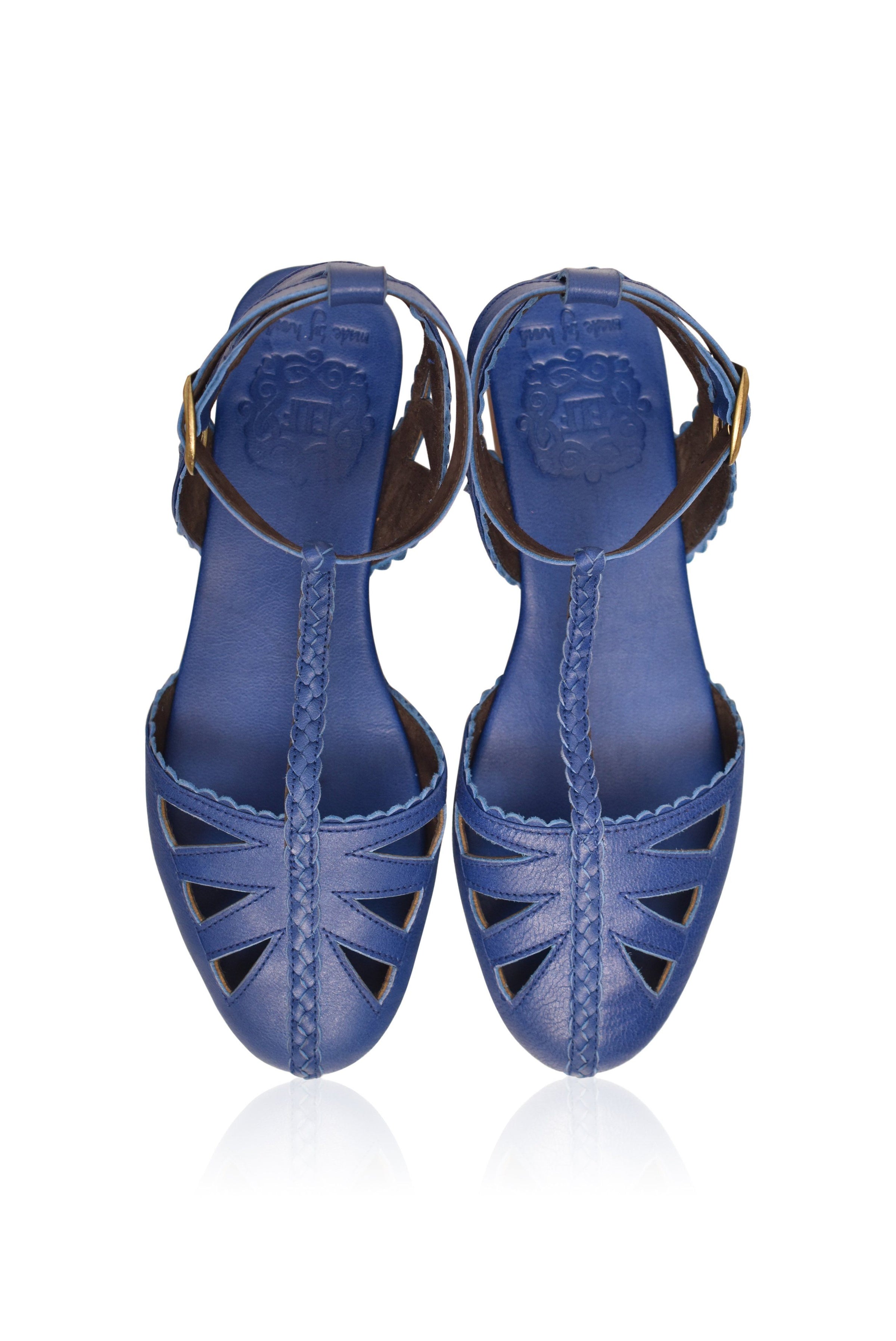 Bounty T-strap Leather Sandals. – ELF