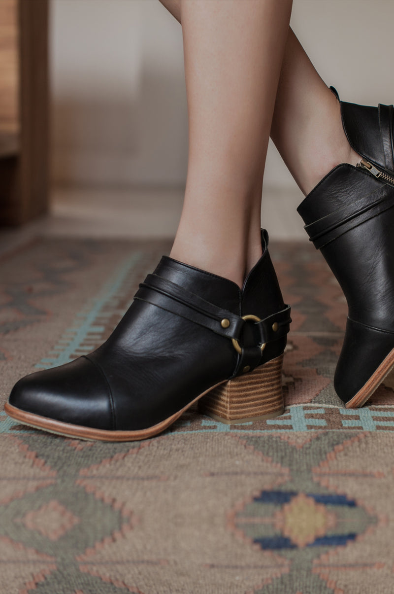 Dasha Low Ankle Booties