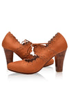 Leather Shoes - Paradise Bird Leather Heels