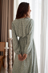 Greta Long Sleeve Midi Dress (Sale)