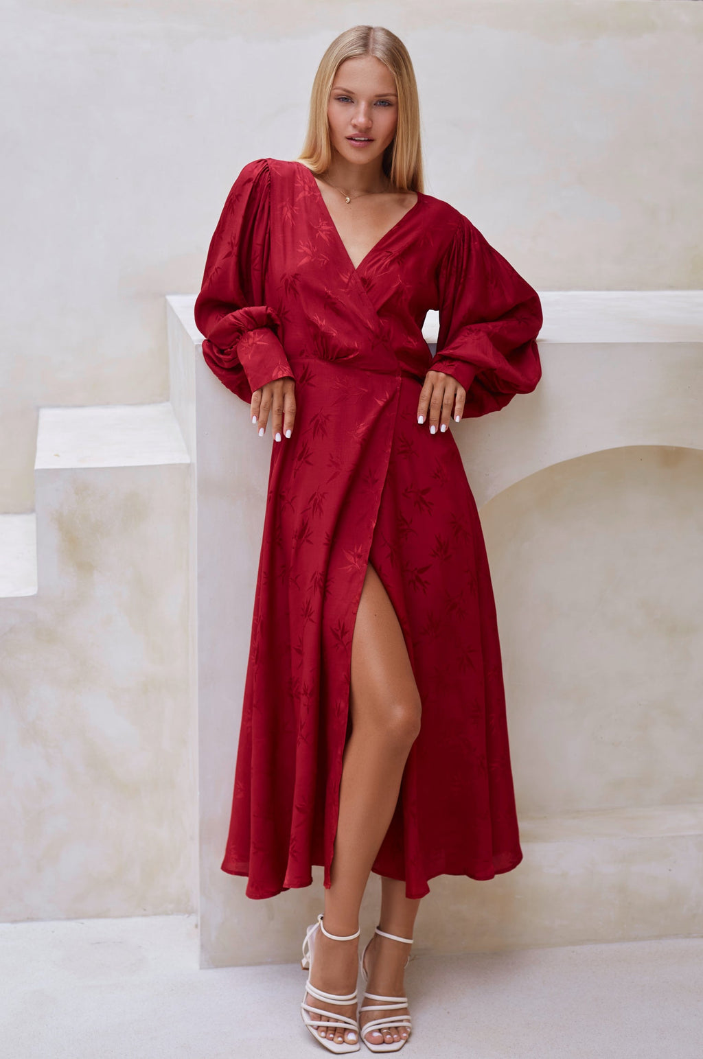All in favor isabella wrap dress online