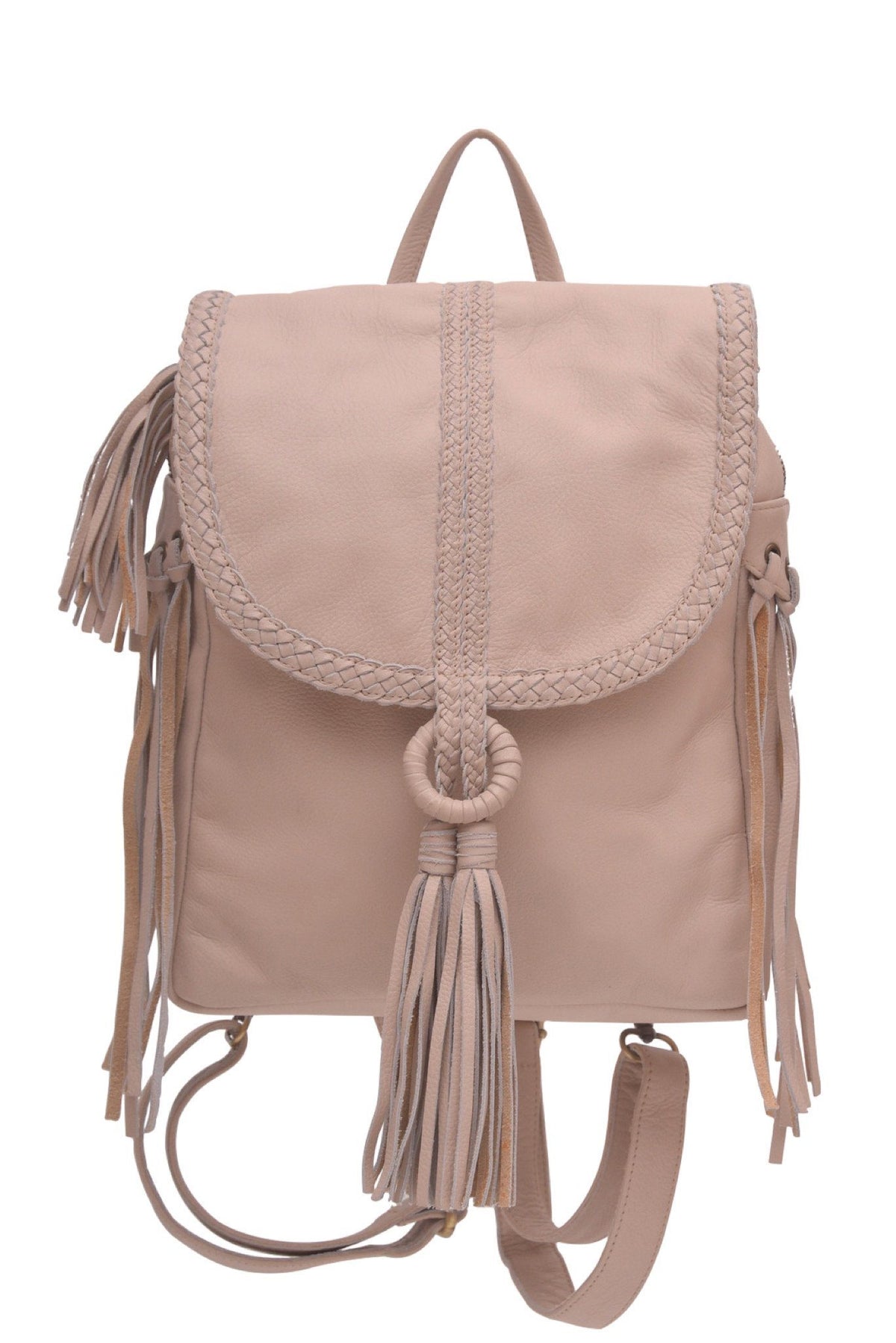 Sandy Bay. Handmade bohemian style leather backpack – ELF