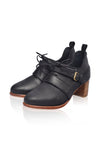 Josephine Lace up Leather 5 cm Heels (Sz. 9)