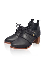 Josephine Lace up Leather 5 cm Heels (Sz. 9)