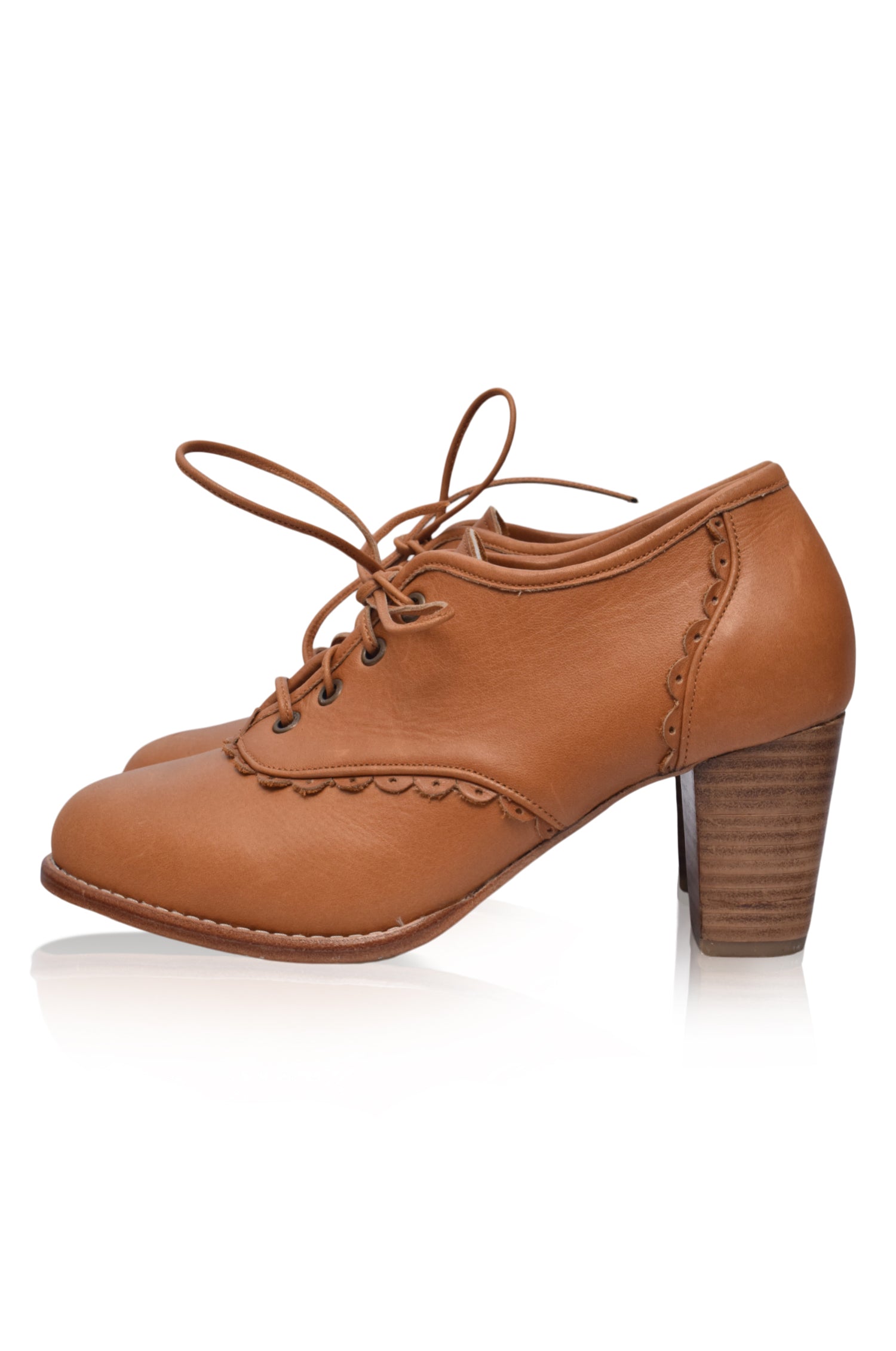 Oxford style heels deals