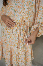 Lucia Balloon Sleeve Mini Dress (Sale)