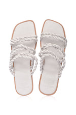 Melasti Woven Leather Slides