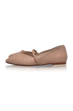 New Love Leather Ballet Flats