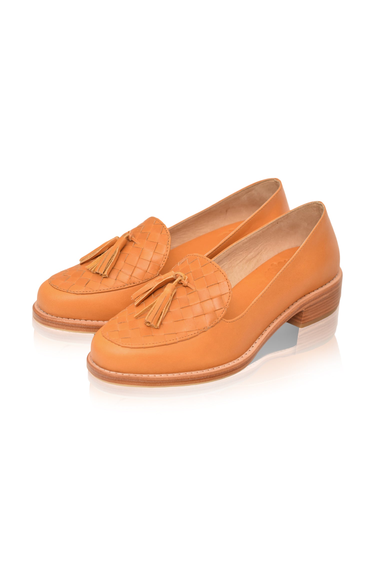 Nikita. Handmade Woven Leather Loafers ELF
