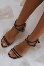 Ophelia Block Heel Wrap Sandals