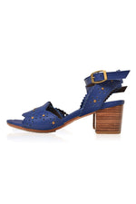 Paloma Leather Heel Sandals (Sz. 5)