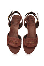 Leather Shoes - Paloma Leather Heel Sandals