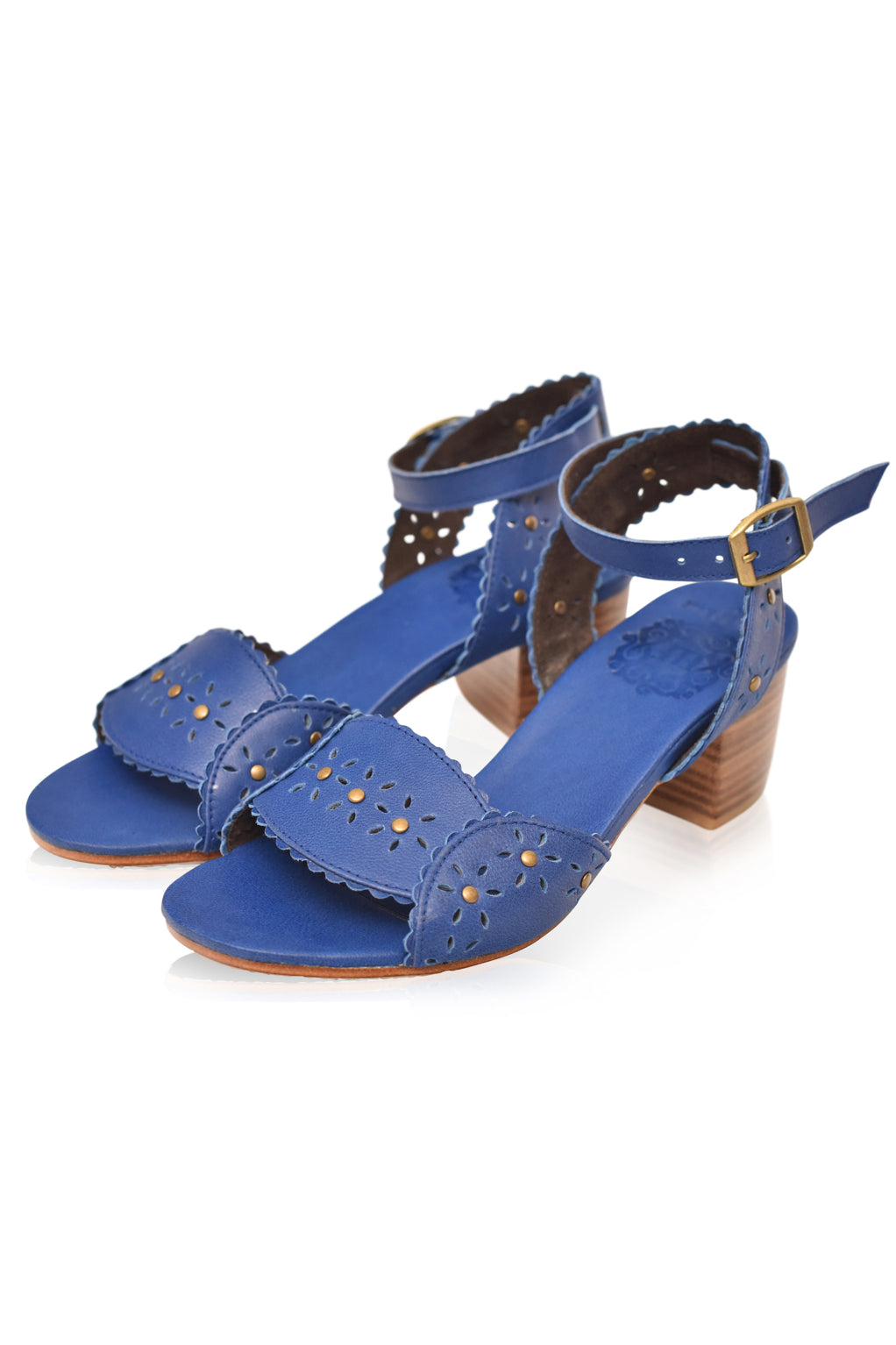 Paloma Leather Heel Sandals (Sz. 5, 7.5, 8.5 & 9.5)