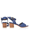Paloma Leather Heel Sandals (Sz. 5 & 8.5)