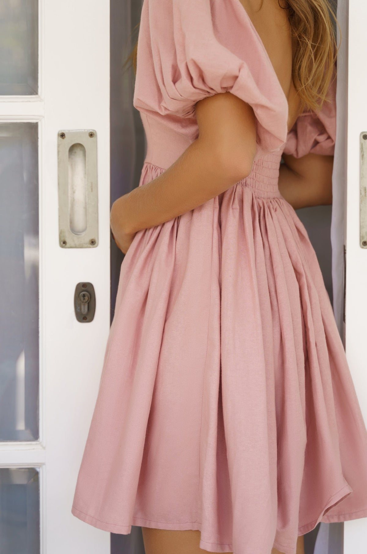 Strawberry Fields Puff Sleeve Mini