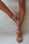 Sicily Wooden Heel Woven Sandals