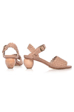 Sicily Wooden Heel Woven Sandals