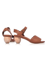 Sicily Wooden Heel Woven Sandals