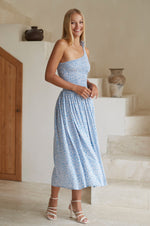 Sienna One-Shoulder Shirred Dress