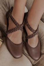 Tallulah Braided Leather Flats