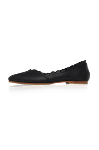Valentina Leather Ballet Flats