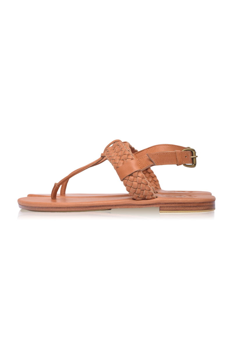 Venetian T-strap Leather Sandals