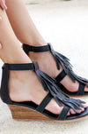 Fly Away Fringe Sandals