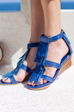 Fly Away Fringe Sandals